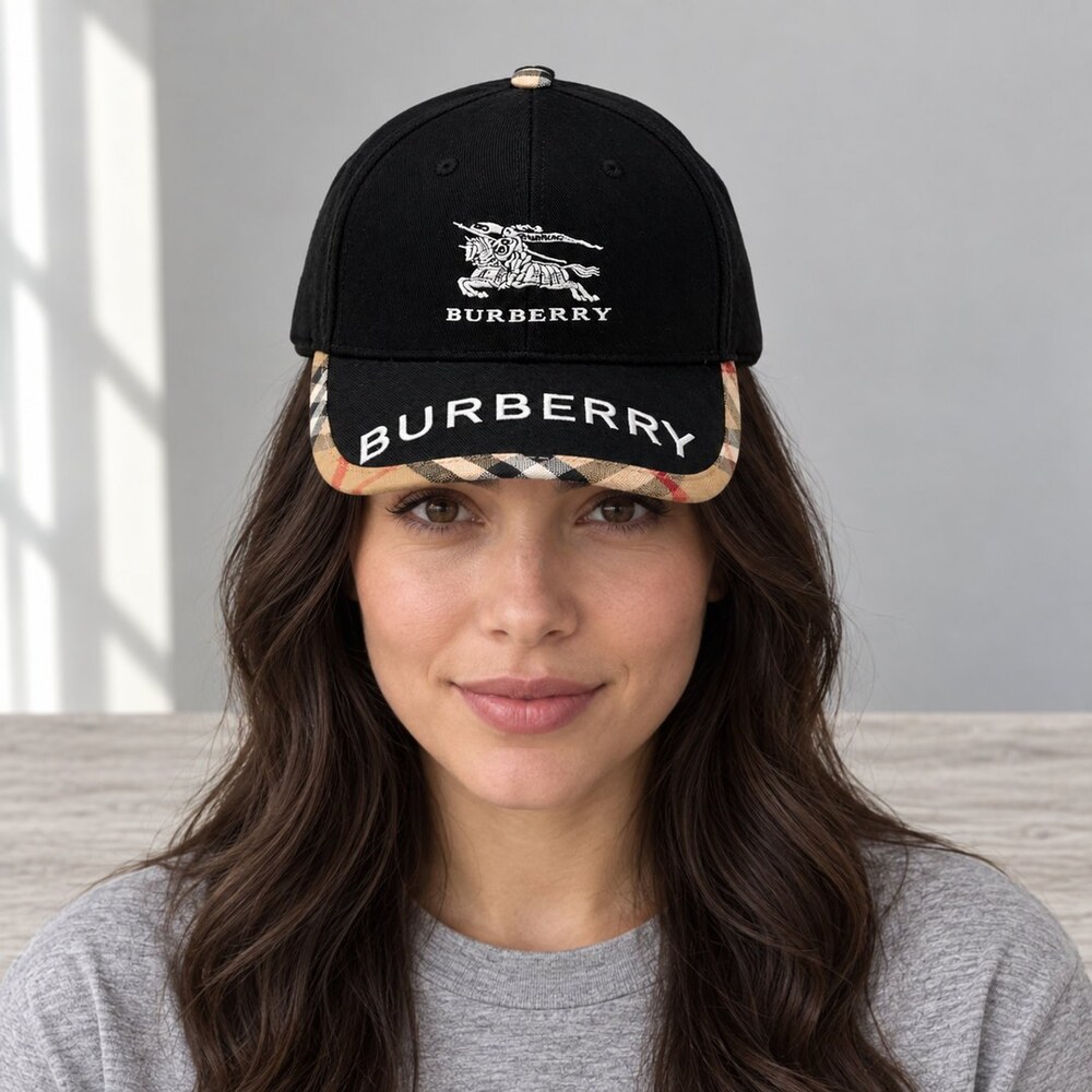 Burberry Vintage Check Baseball Cap - Picture 2 of 6